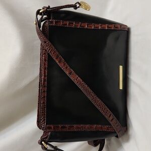 Brahmin Tuscan Tri-texture Carina Leather Shoulder Bag